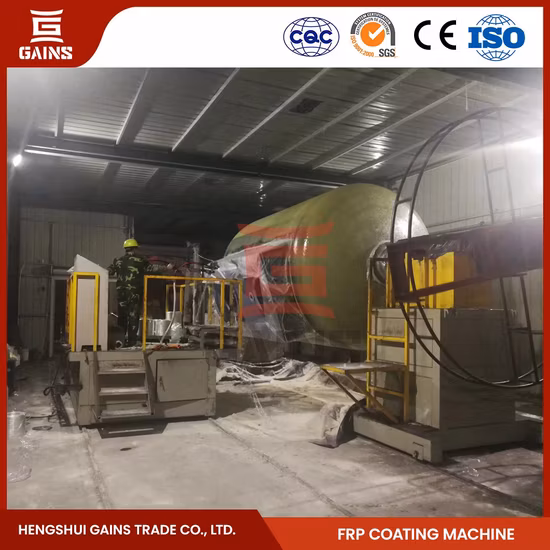 Gains Automatic Spray Machine Factory PU Resin Spray Machine China FRP Spray Machine with Gun