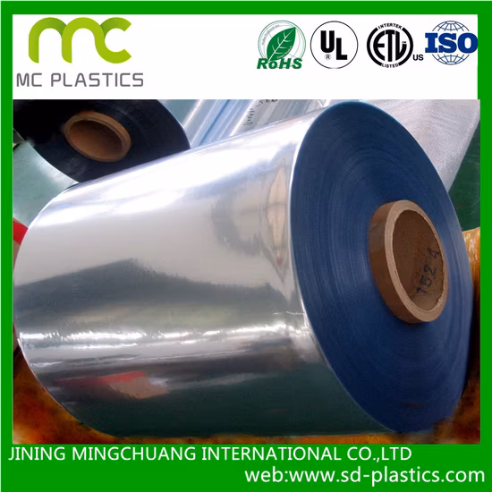 防曇コーティング/良好な印刷視認性/難燃性/耐紫外線性 PVC フィルム