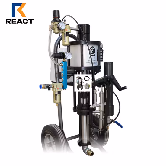 グラスファイバー樹脂チョッパーロービングスプレーマシンガン付きFRPスプレーマシン